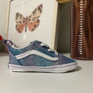 Sparkly baby Vans- size 3